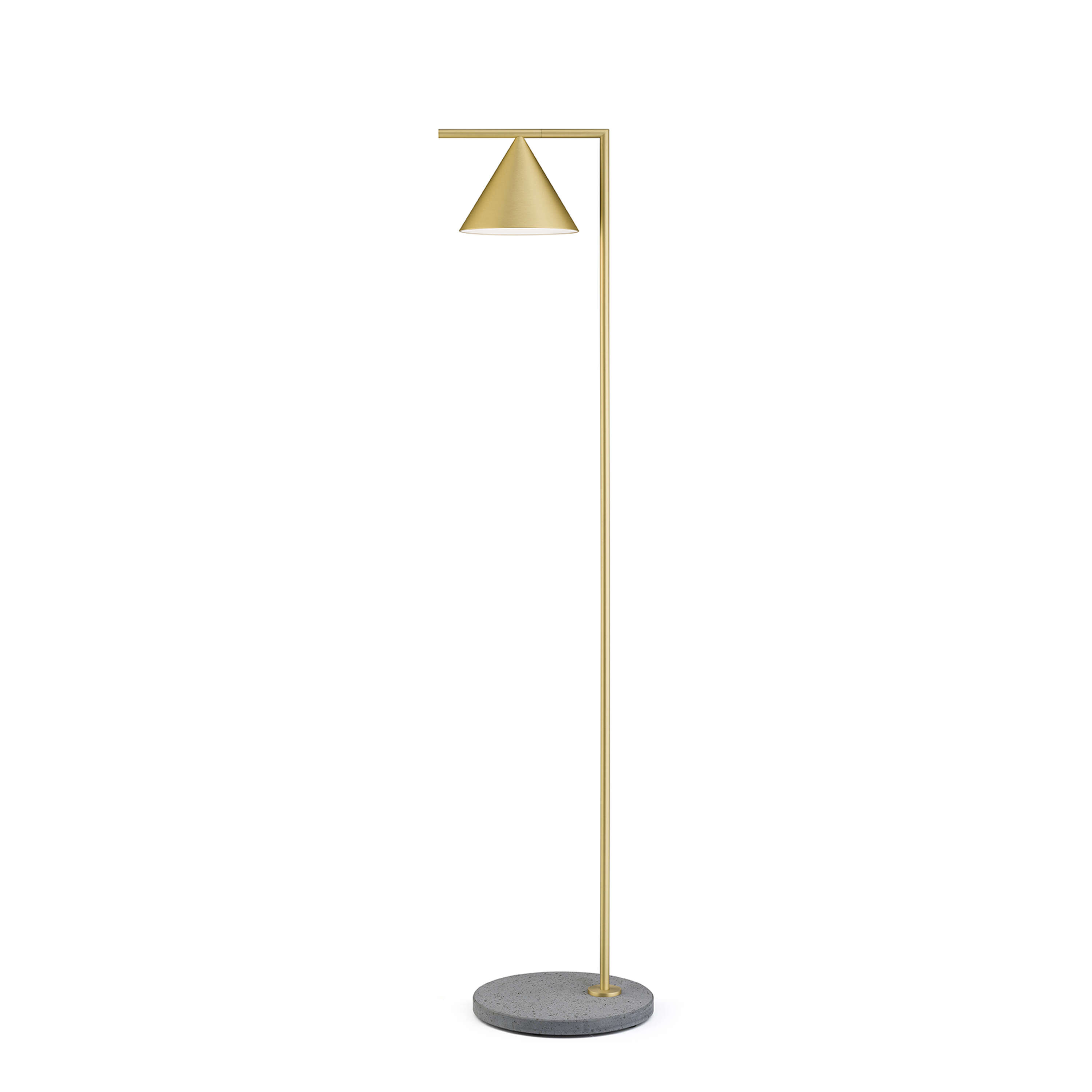 Floor lamp Captain Flint Outdoor H 1537 mm Brass Finish/Grey Lava